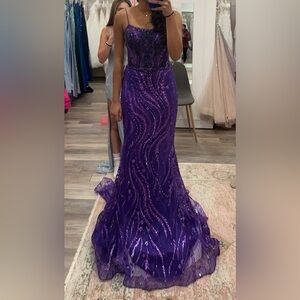 Jovani Purple Prom Dress